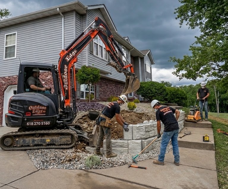 Outdoor Edge Landscaping team at work