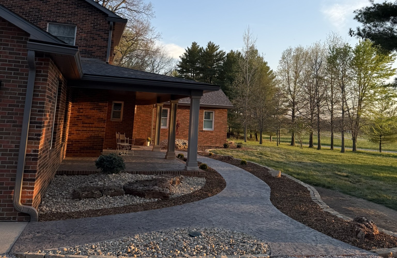 Beautiful paver patio